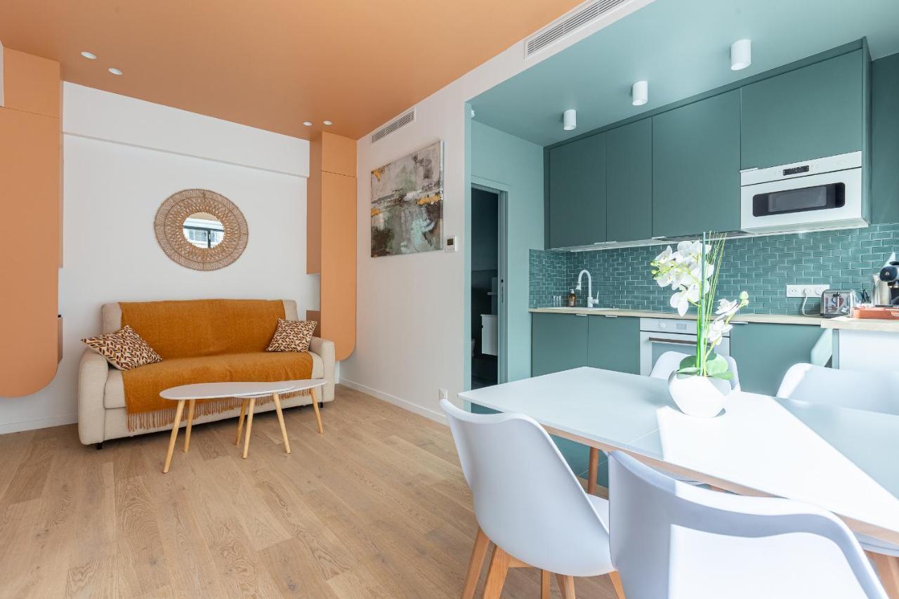 Ferienwohnung Rome Batignolles - Luxe Charme - 2P Paris Exterior foto